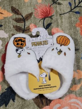 Peanuts Snoopy Halloween Pumpkin Slippers Kids aged 14